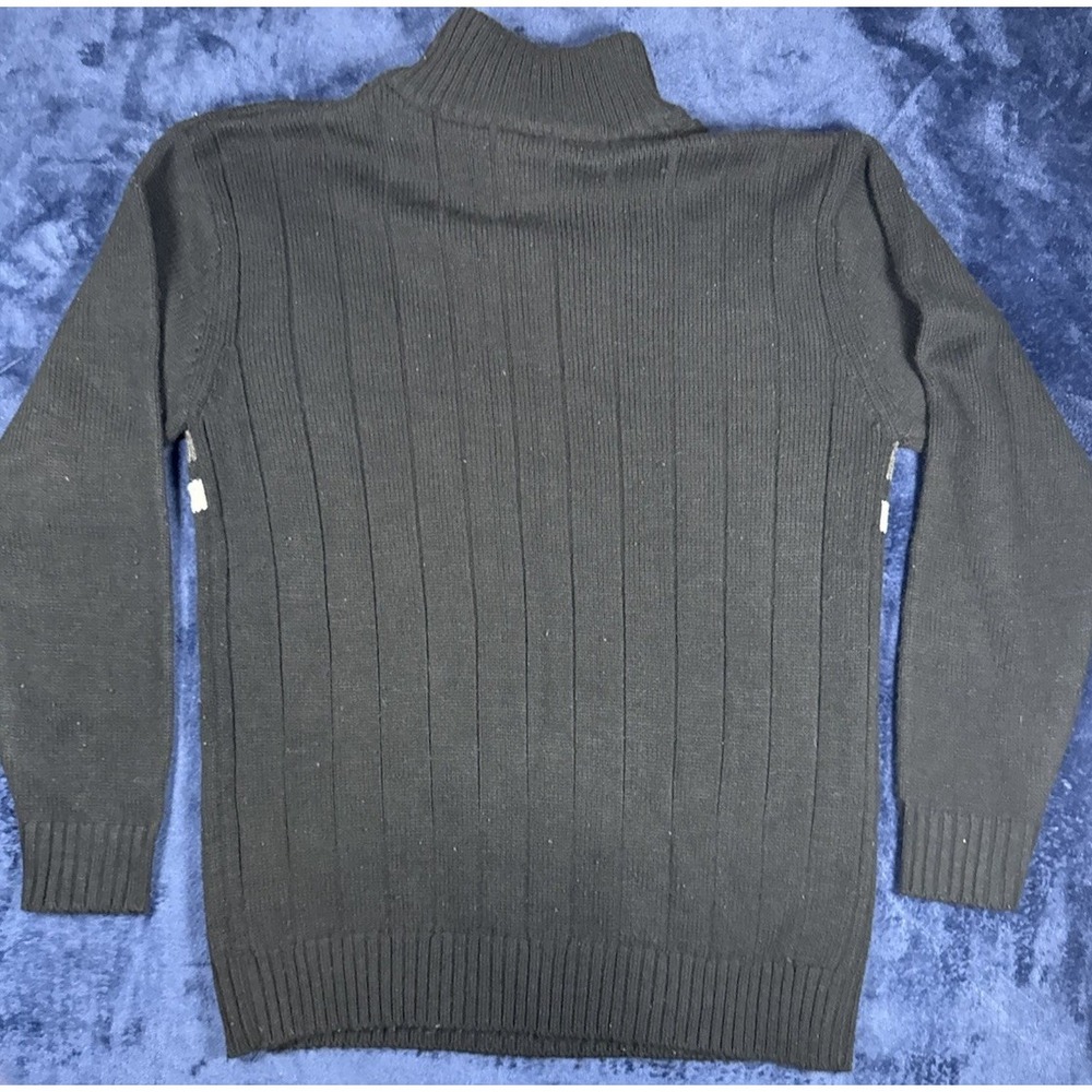 Southpole L Black White Gray 1/4 zip sweater - Picture 7 of 7